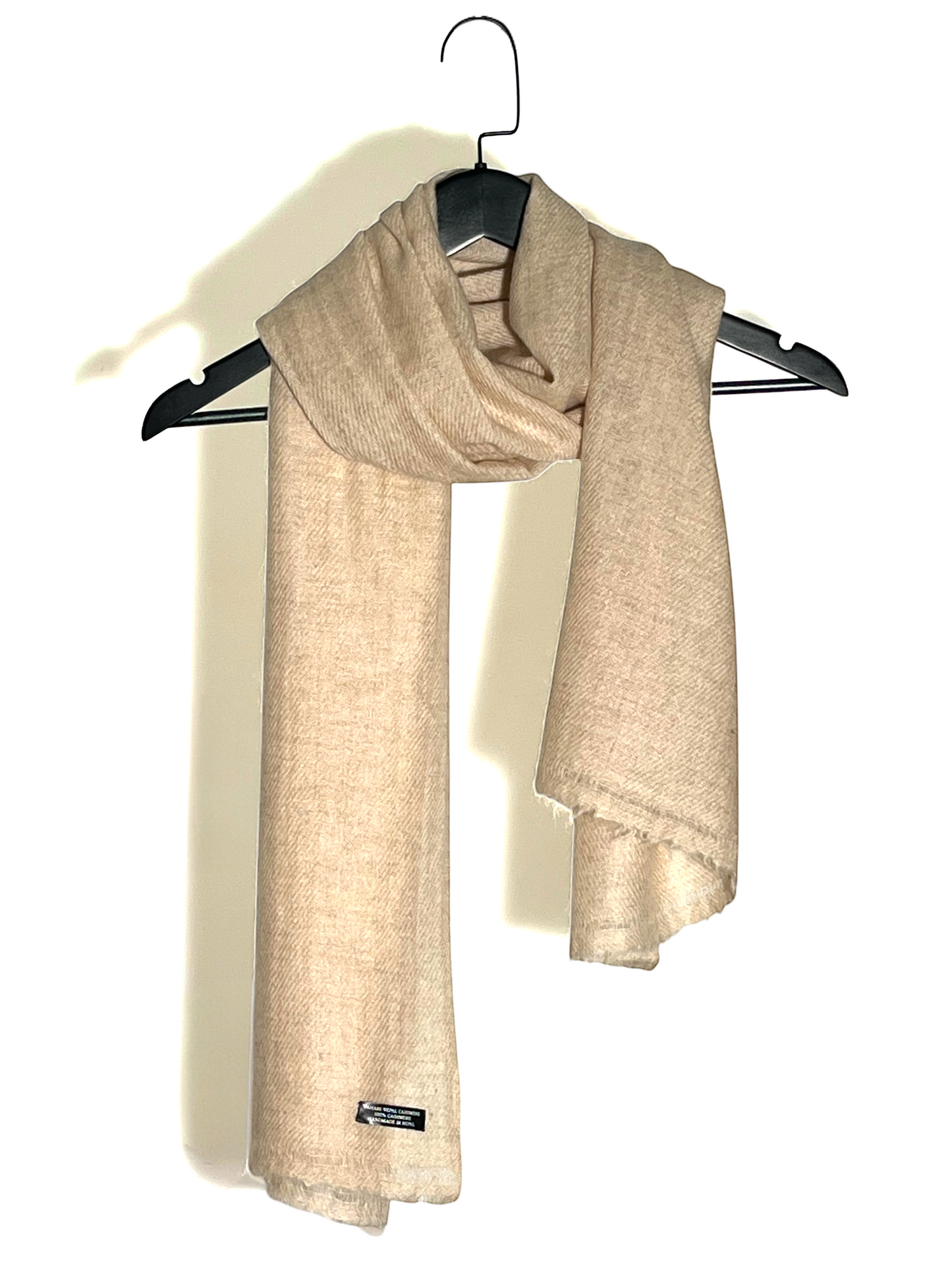 Un-dyed Natural Scarf - 100% Cashmere