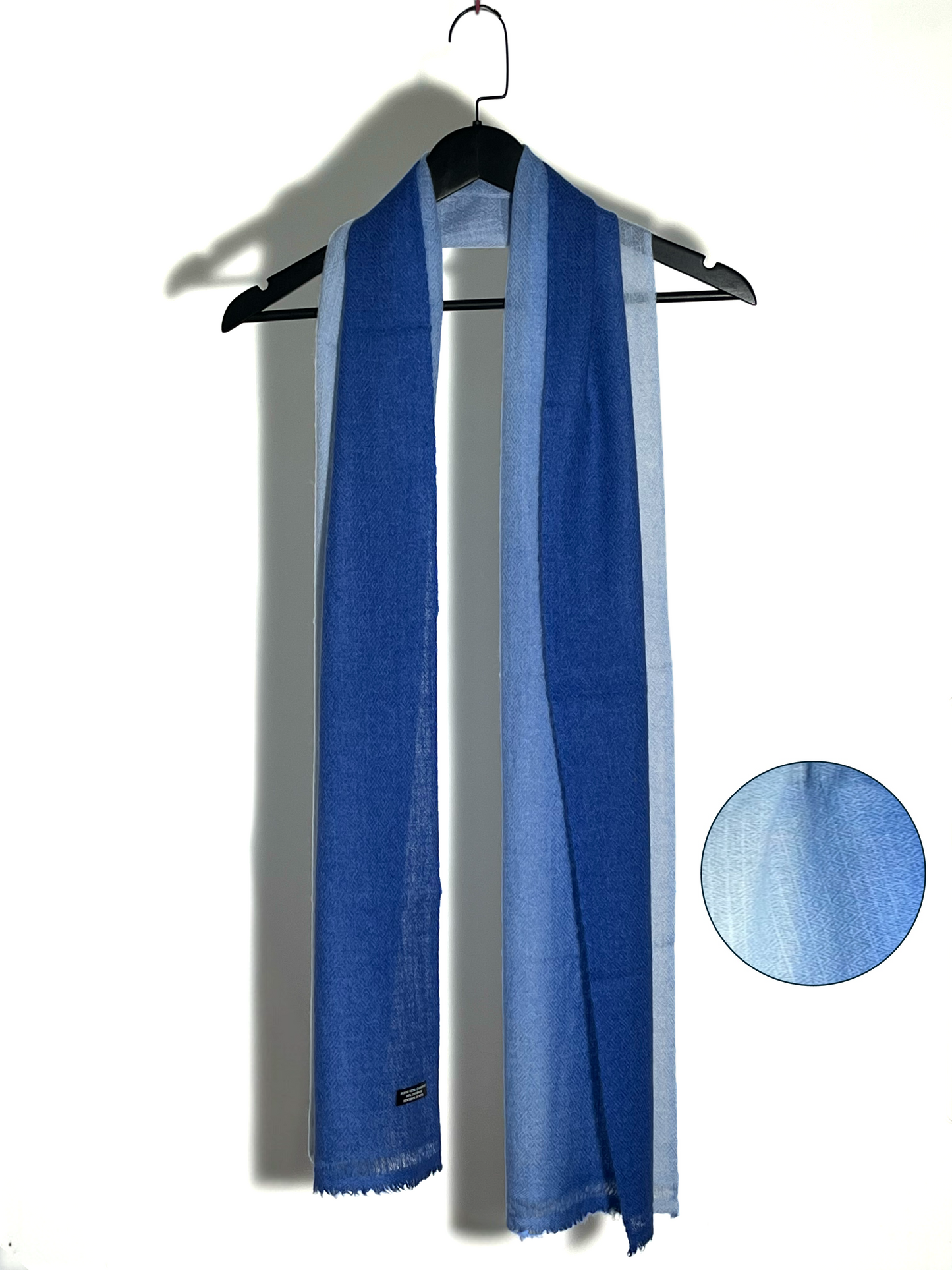 Shaded Diamond Pattern Scarf - 100% Cashmere