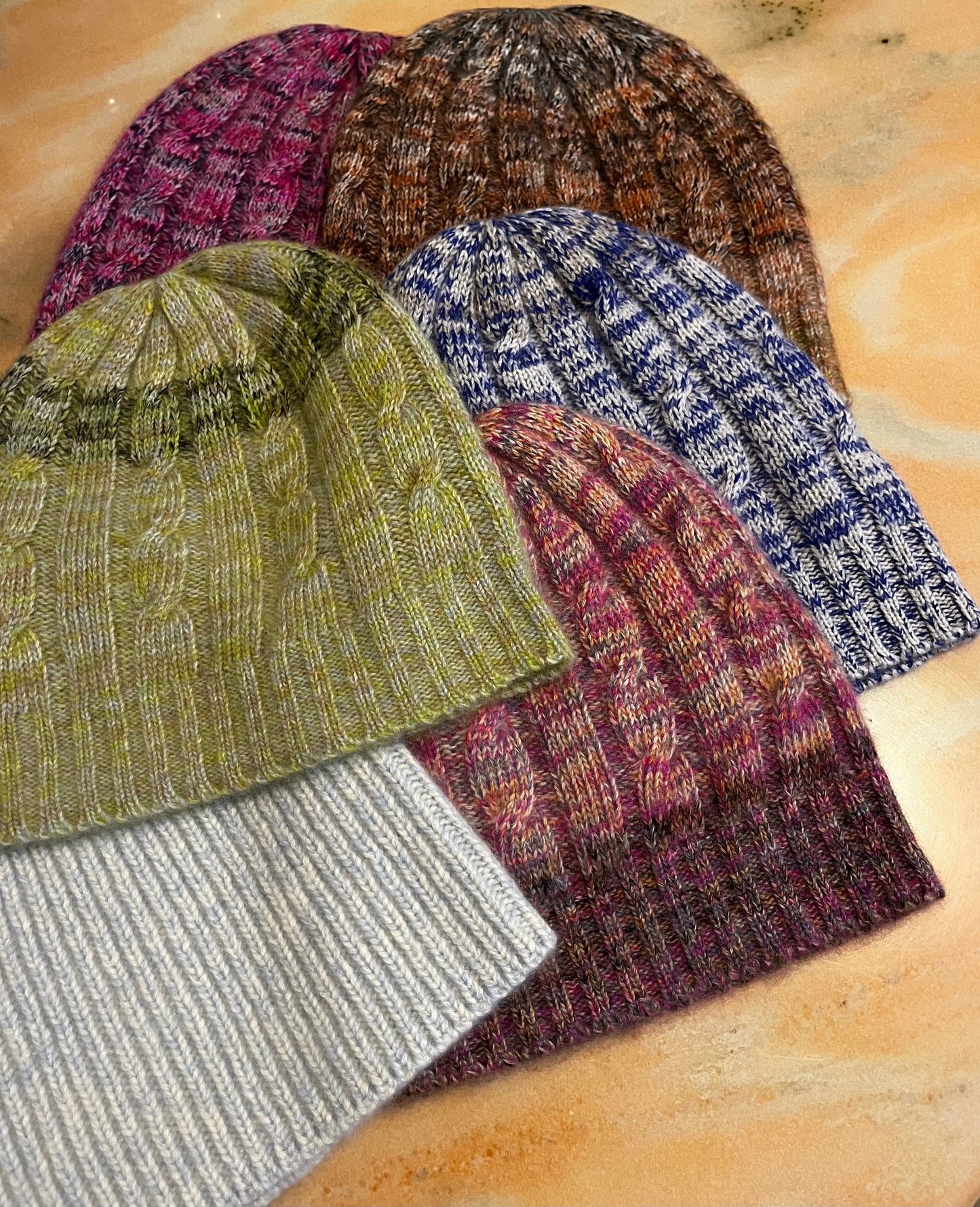 Unisex Knitted Beanie - 100% Cashmere