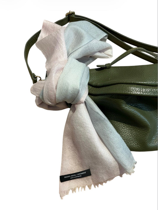 Shaded Diamond Pattern Scarf - Grade A Cashmere