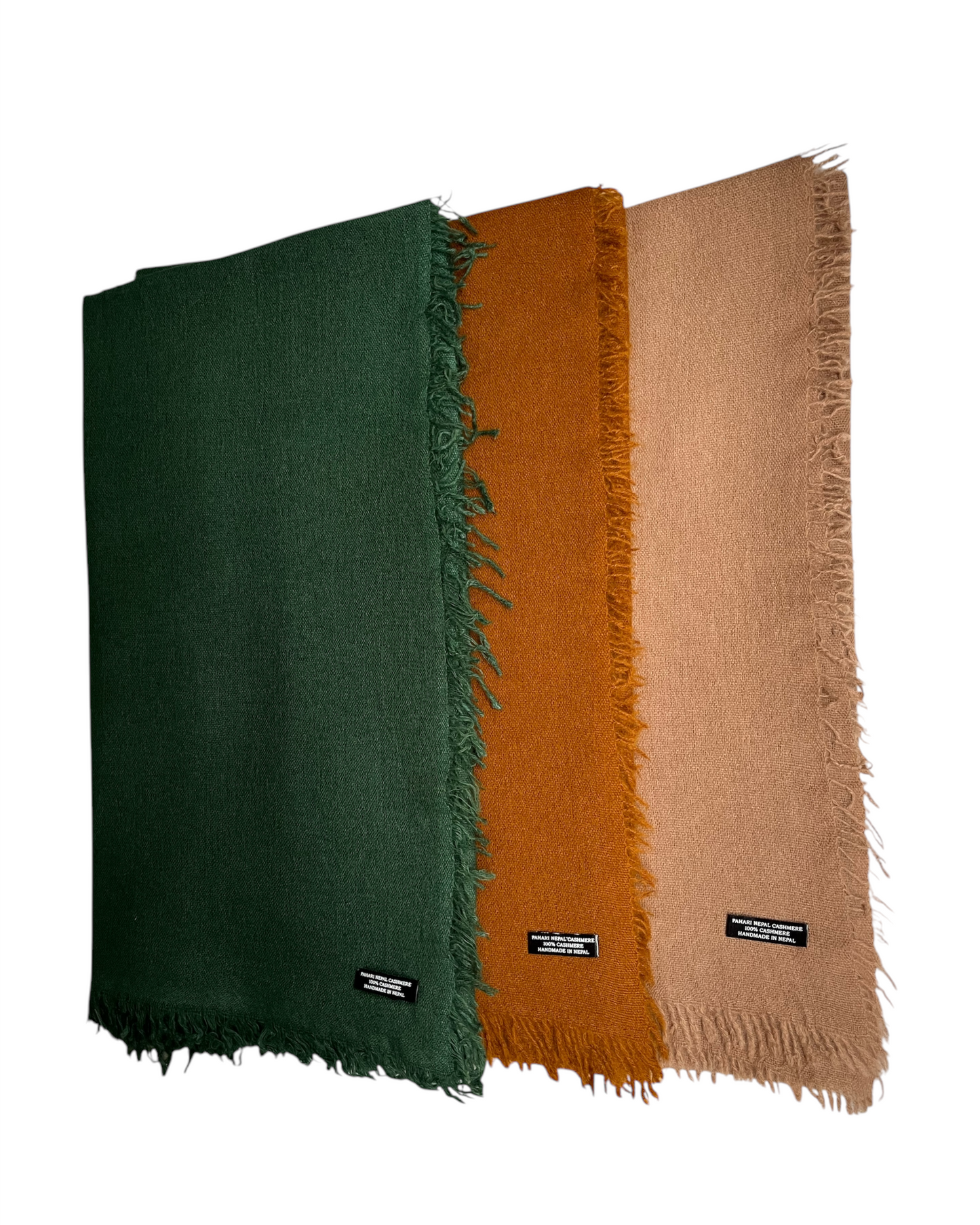 Unisex Hand Felted Shawl- 100% Cashmere